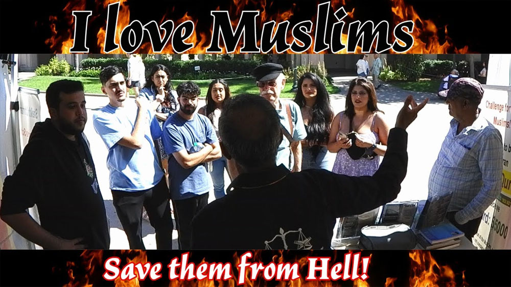I LOVE MUSLIMS./BALBOA PARK